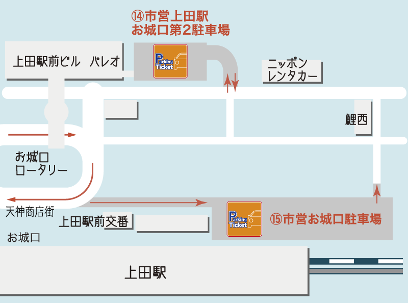 市営上田駅お城口駐車場